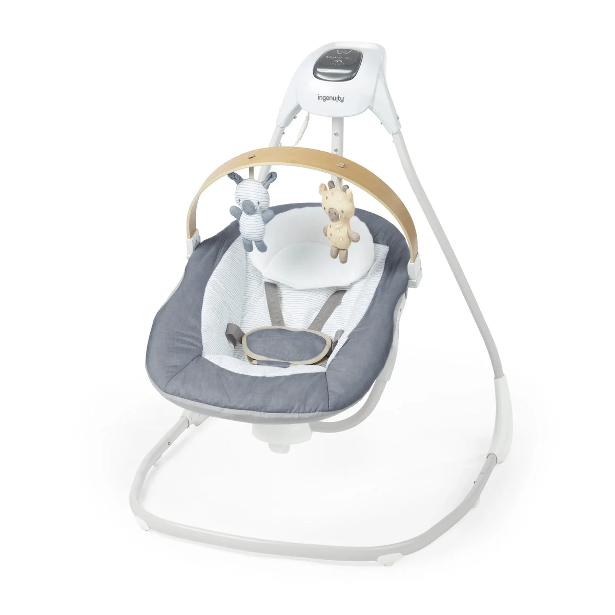 Ingenuity SimpleComfort Compact Soothing Baby Swing - Chambray (See Description)