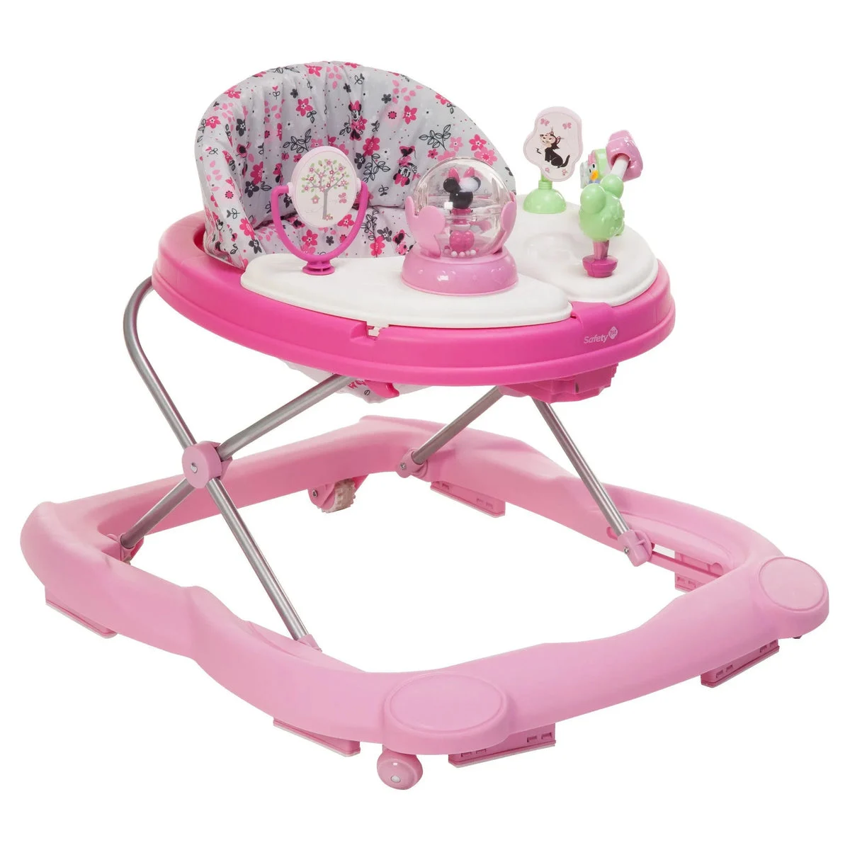 Disney Baby Minnie Mouse Music and Lights Baby Walker with Activity Tray (Garden Delight) Garden Delight Minnie