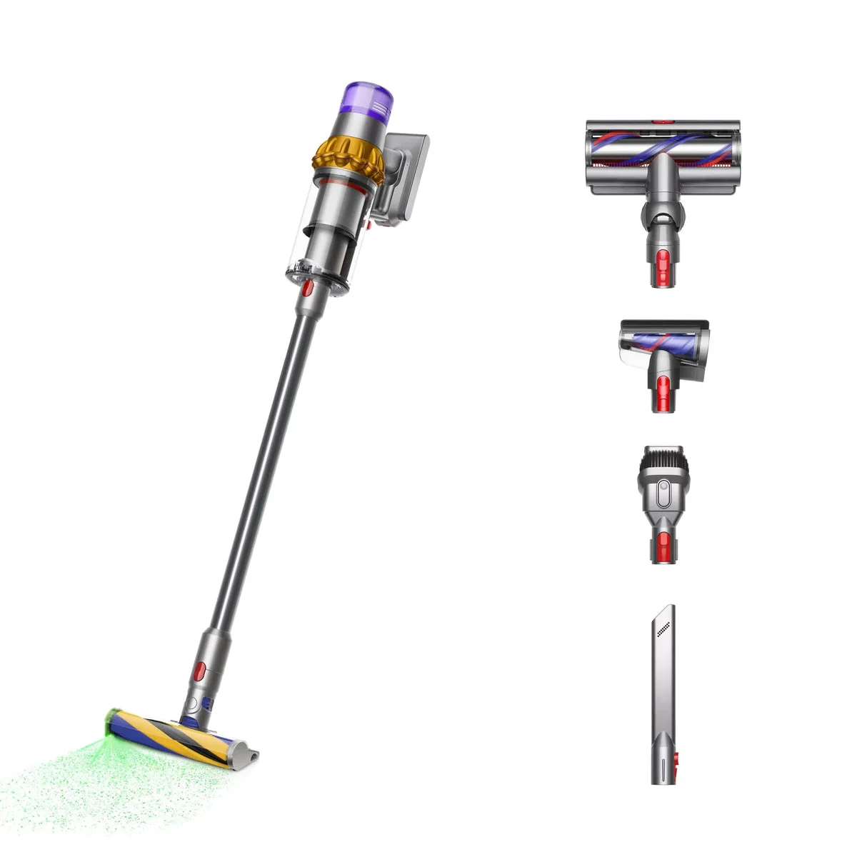 Dyson V15 Detect Total Clean Extra Cordless Vacuum - Yellow/Nickel