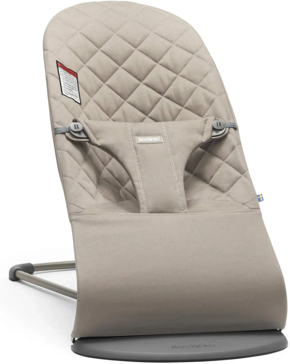 BabyBjörn BabyBjorn Bouncer Bliss Cotton - Sand Gray