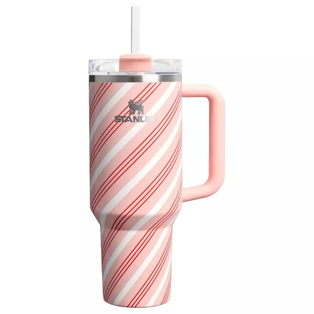 Stanley 40 oz Insulated Stainless Steel Tumbler - Pink Stripe