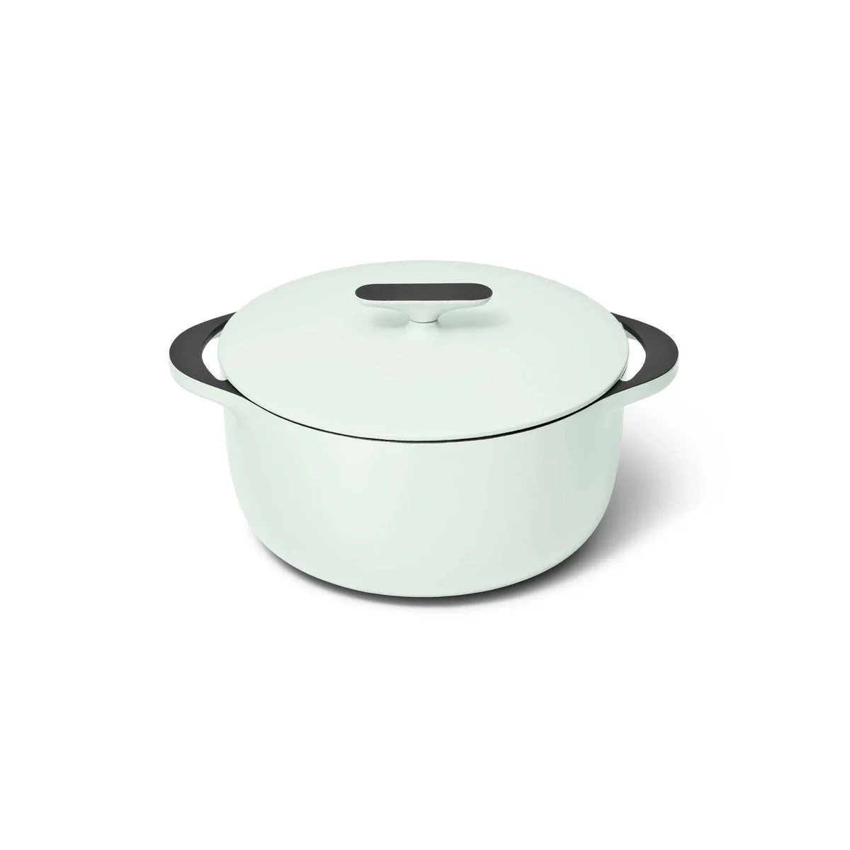 Caraway 6.5 Qt Enameled Cast Iron Dutch Oven with Lid - Light Mist