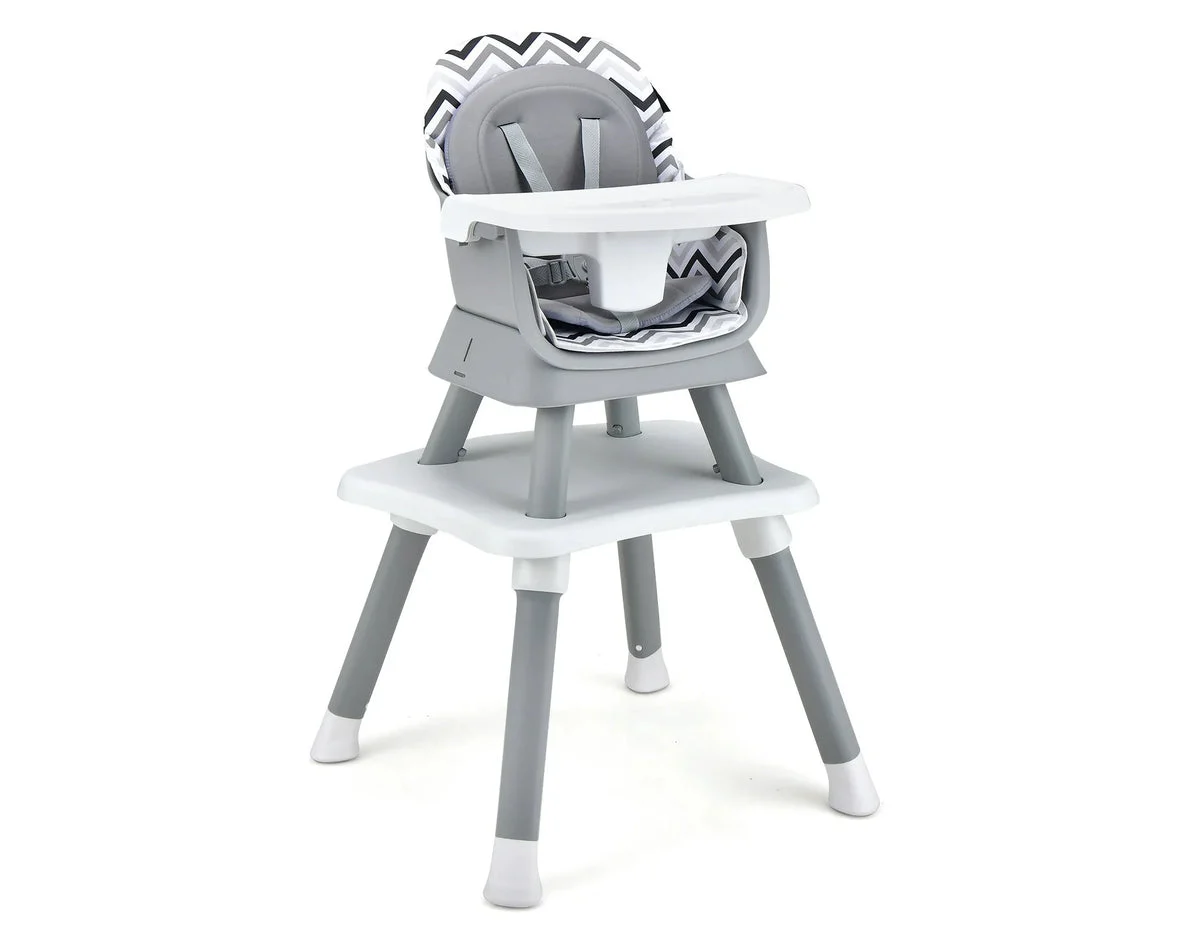 INFANS Convertible Baby High Chair - Wave Gray