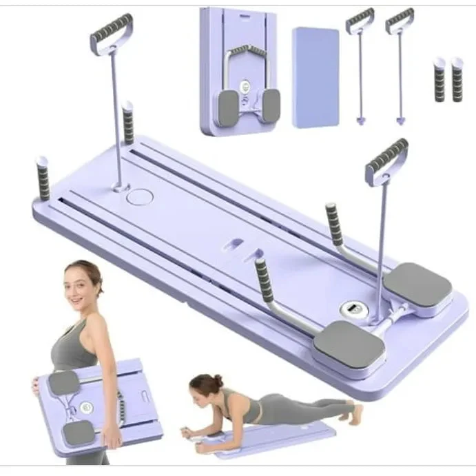 EFGETD Multi-Purpose Foldable Pilates Reformer Board - 5 in 1