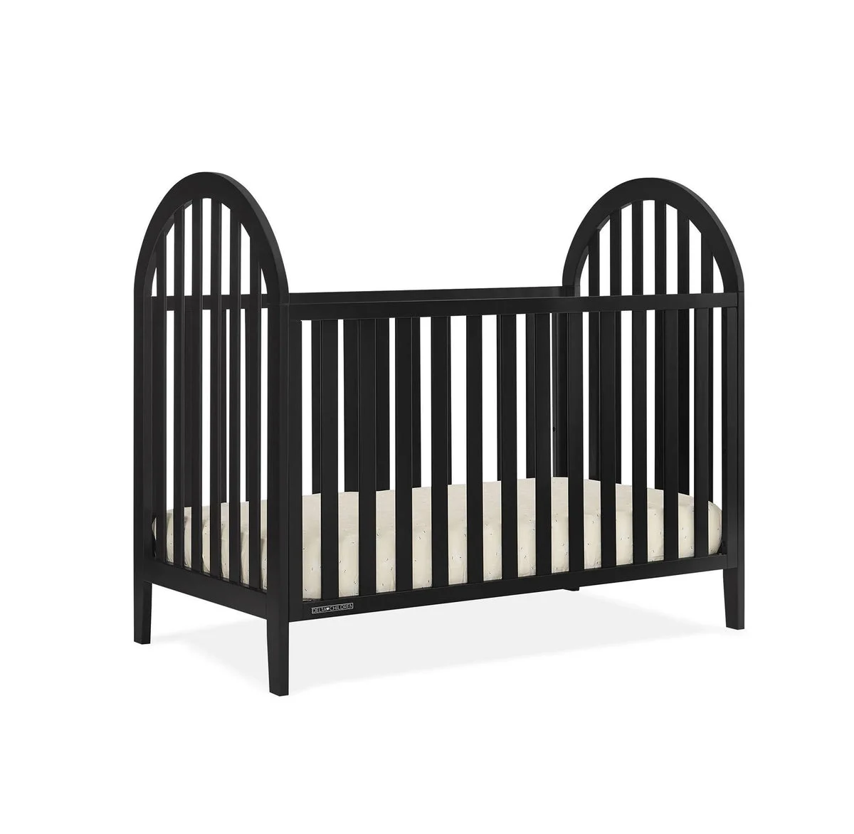 Delta Children Milano 4-in-1 Convertible Crib - Midnight Gray