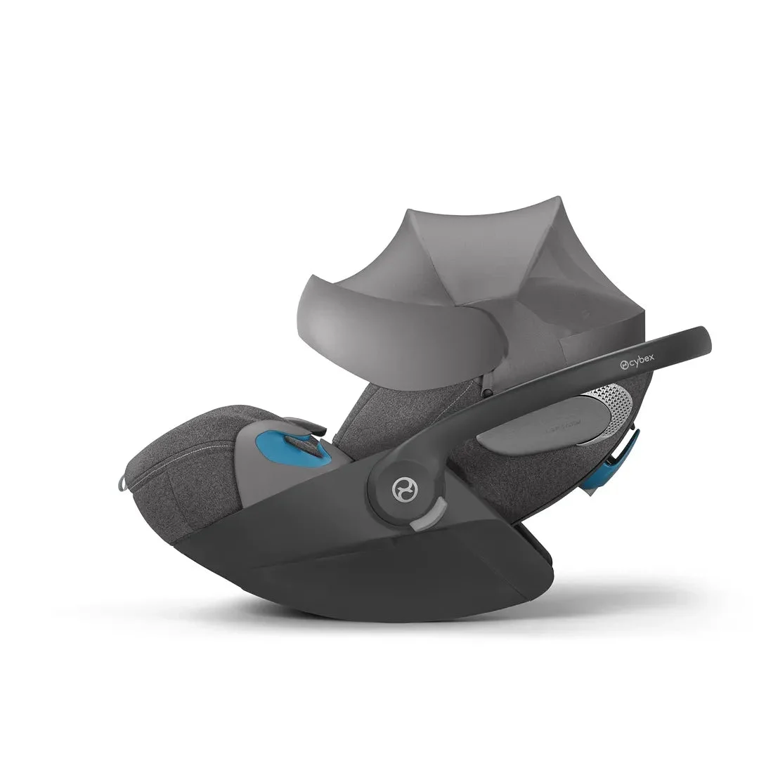 Cybex Cloud T Comfort Extend Infant Car Seat with SensorSafe - Mirage Grey