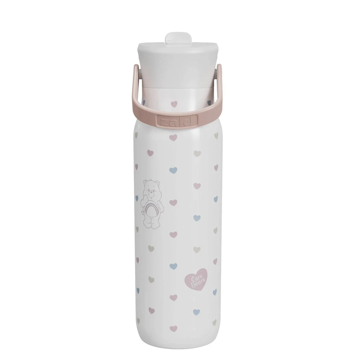 Zak Designs 32oz Stainless Steel Vacuum Insulated Water Bottle - Cream