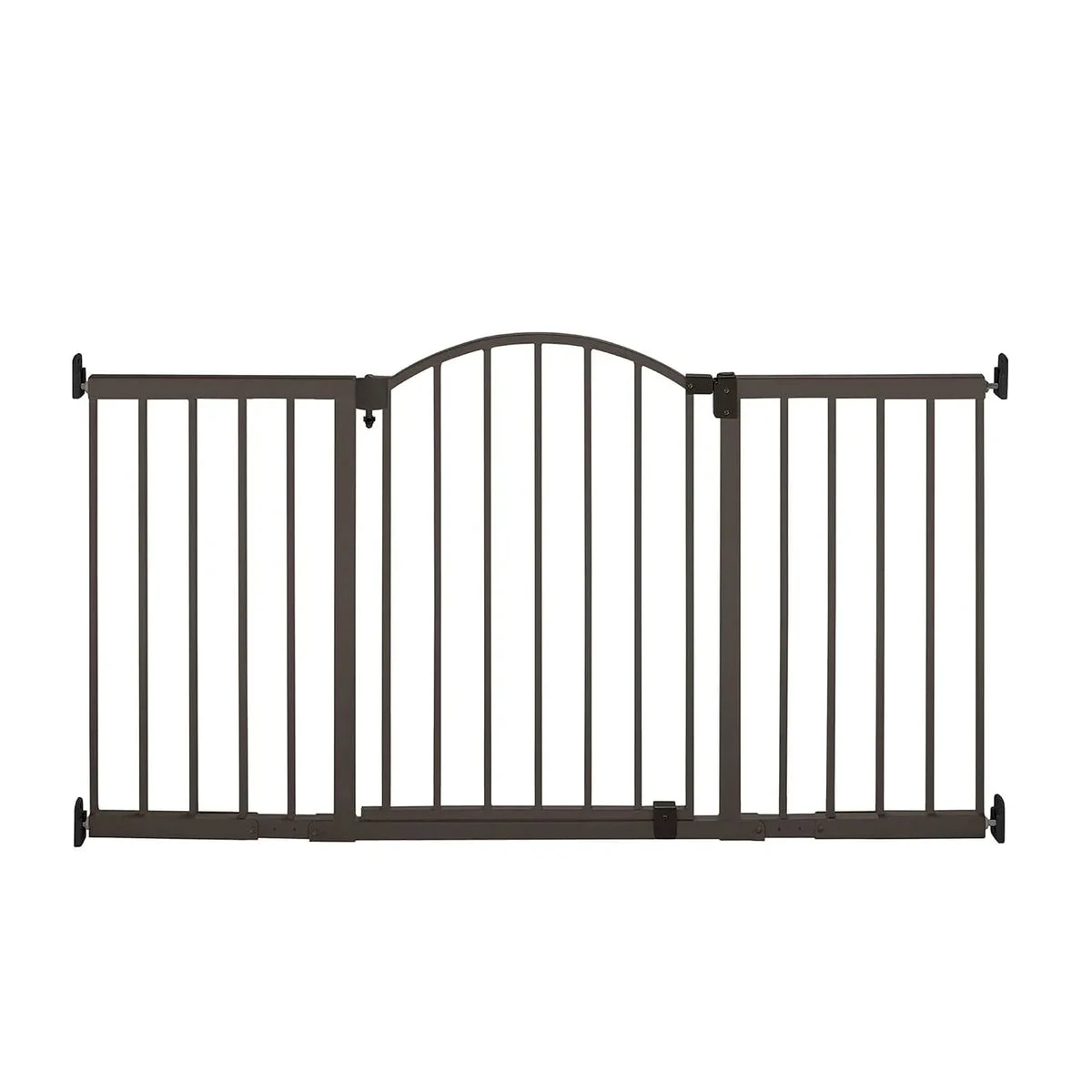 Ingenuity Extra Wide Safety Pet and Baby Gate, Wide, 36 Tall- Bronze
