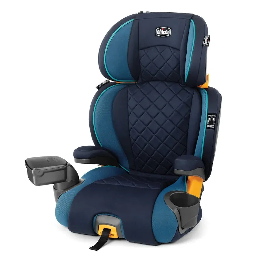 Chicco KidFit Zip Plus 2-in-1 Belt Positioning High Back Booster Car Seat - Seascape (See Description)