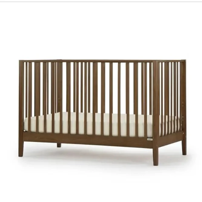 Dadada Baby LaLa 3-in-1 Convertible Crib - Walnut