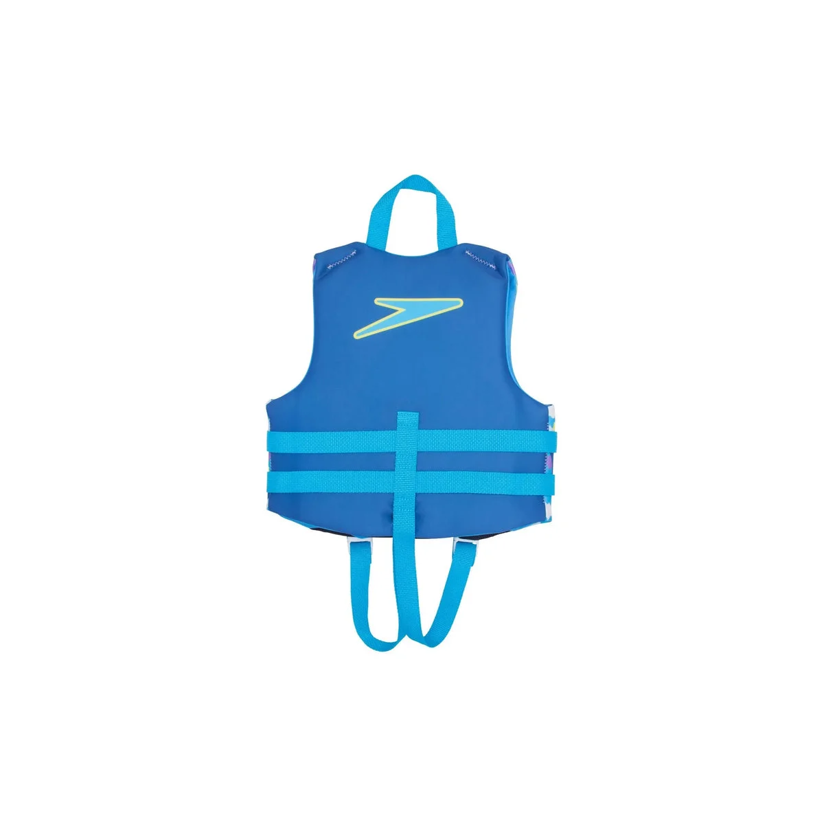 Speedo SMS Child PFD Kids' Life Jacket Vest - Blue/Black Striped