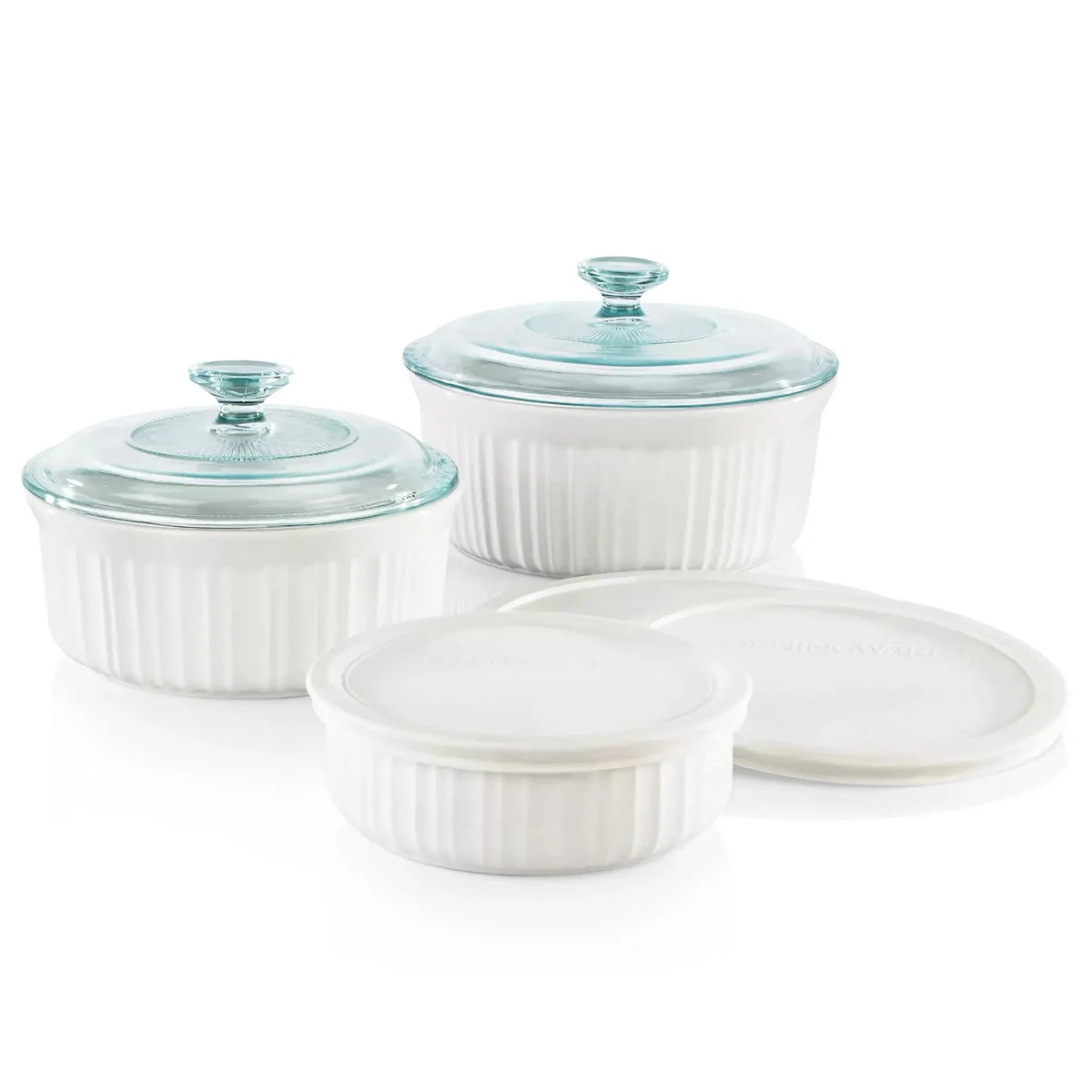 Corningware French White 8-Piece Bakeware Set