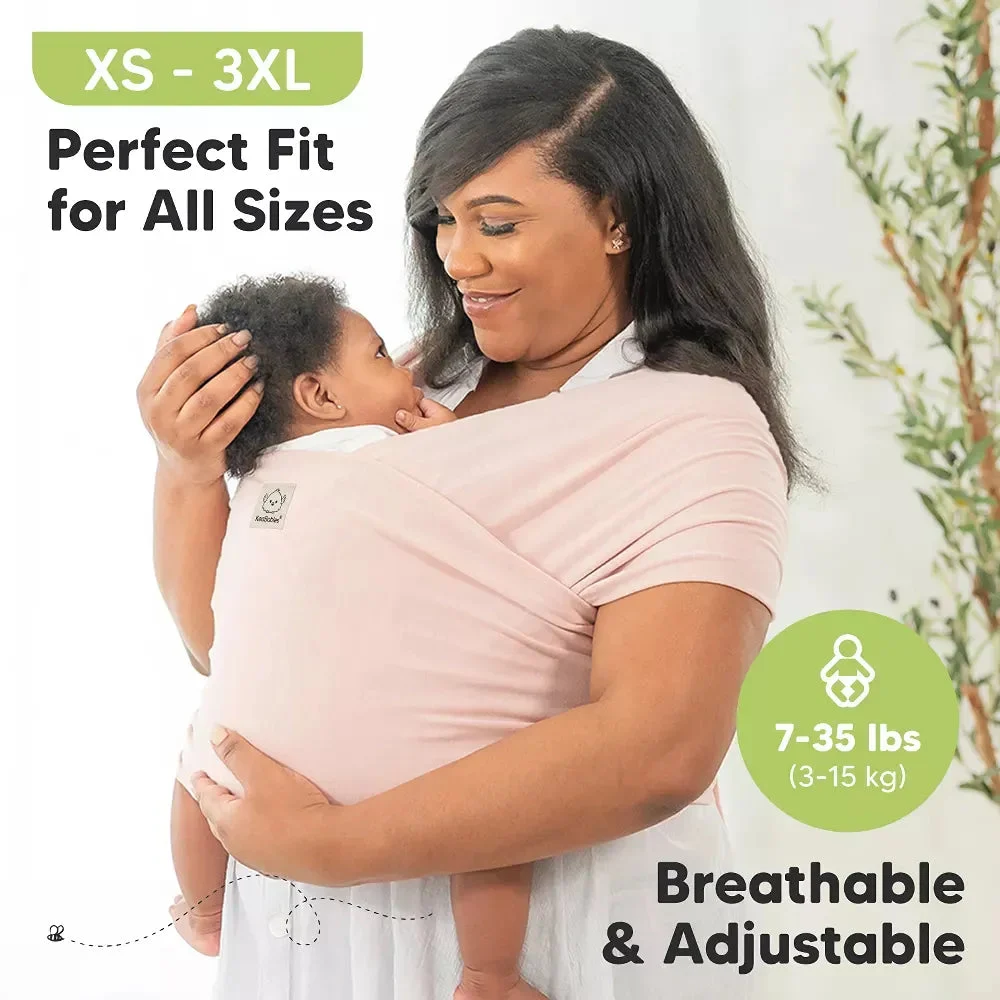 KeaBabies Original Baby Wraps Carrier - Copper Gray