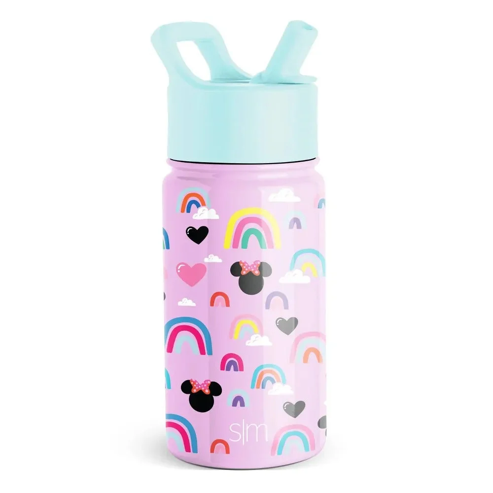 Unbranded/Generic Disney Minnie Mouse 14oz Summit Kids Water Bottle with Straw
