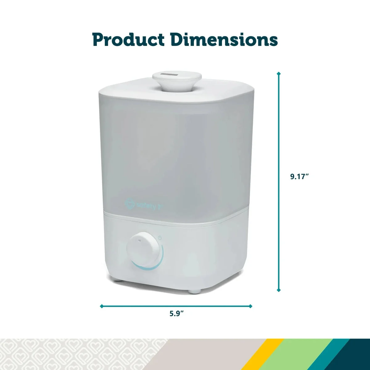 Safety 1st Easy-Fill Cool Mist Humidifier - White