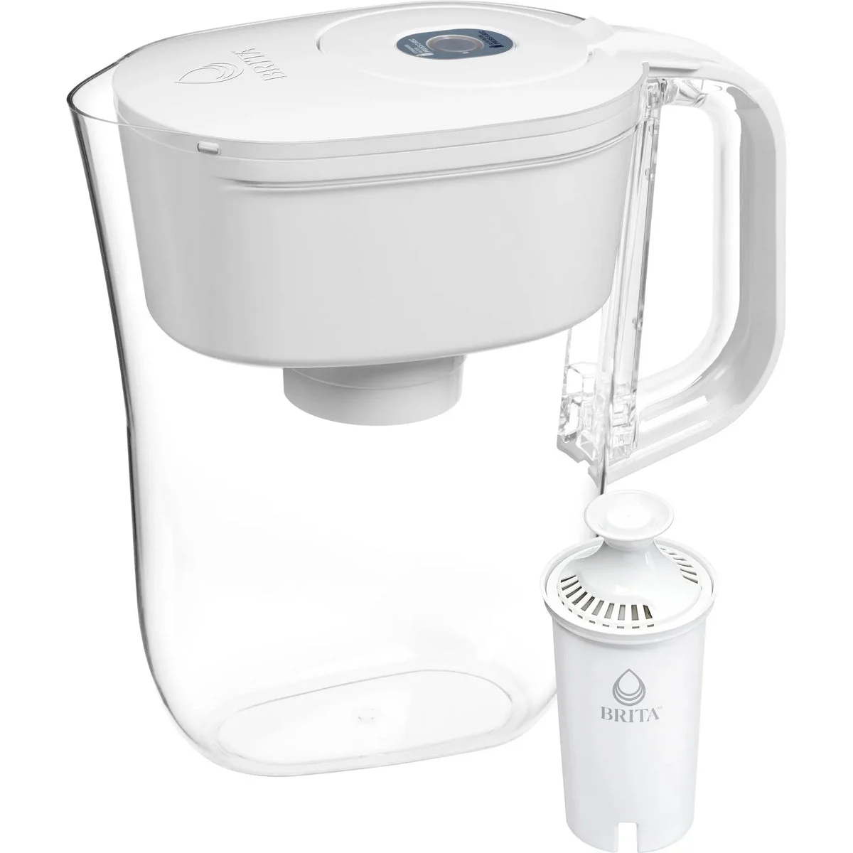 Brita 6-Cup Water Pitcher Dispenser - White
