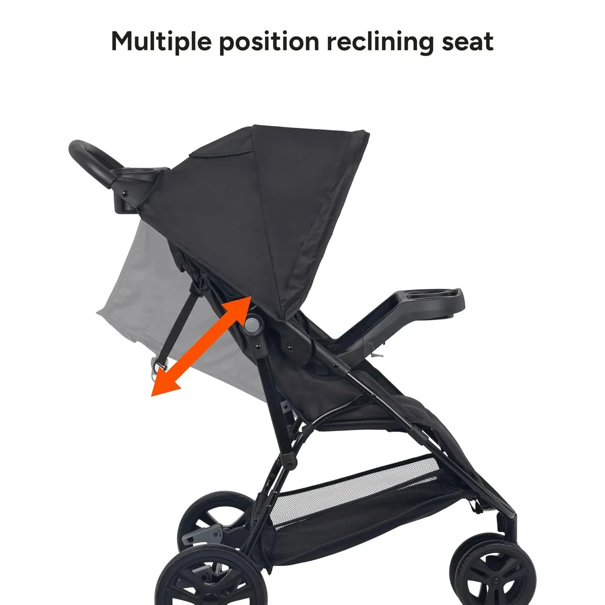 Baby Trend Venture 3-Wheel Stroller Travel System - Dash Black