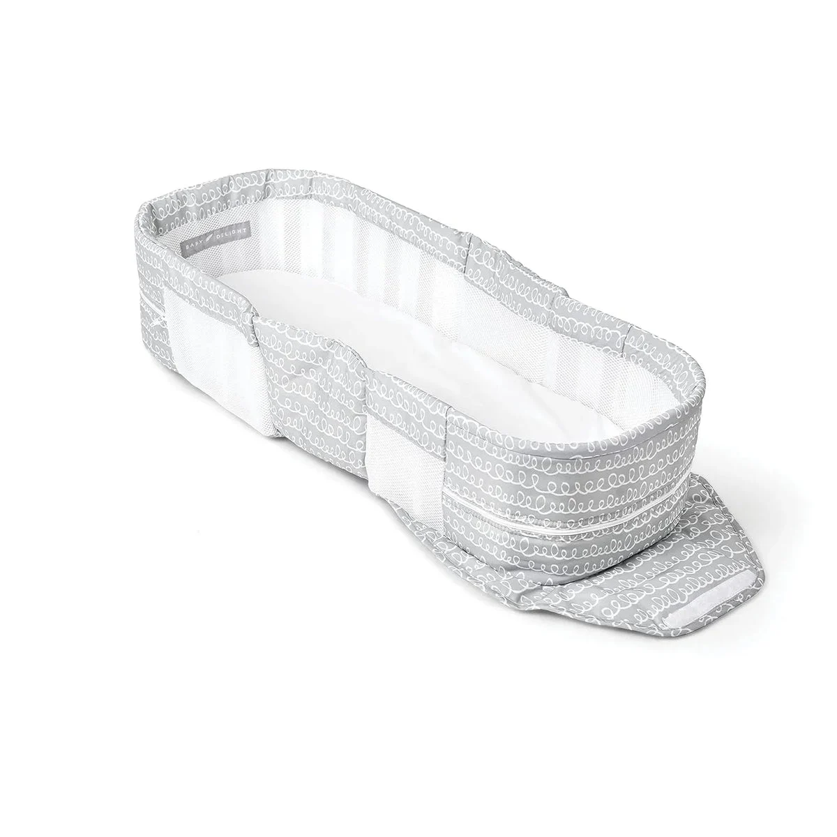 Baby Delight Snuggle Nest Dream Portable Infant Lounger - Gray Scribbles (See description)