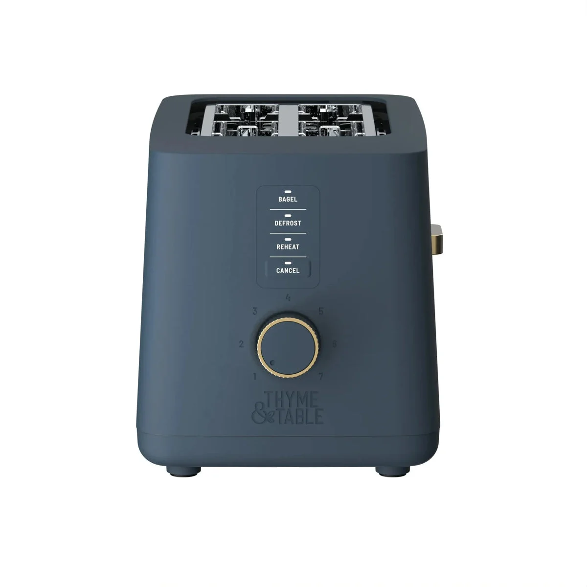 Thyme & Table 2-Slice Toaster - Atlantic Blue