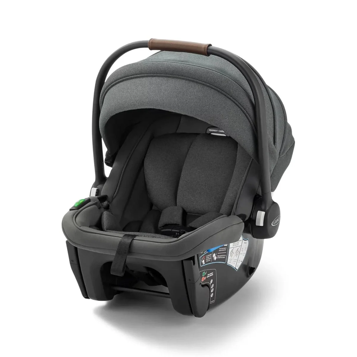 Graco GoMax Baseless Infant Car Seat with Rigid LATCH, Black Ace