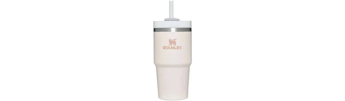 Stanley 20 oz Stainless Steel H2.0 FlowState Quencher Tumbler Rose Quartz