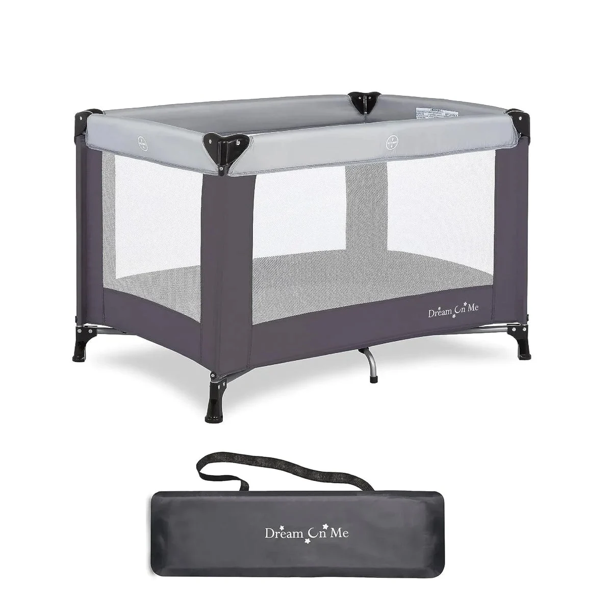 Dream On Me Nest Portable Playard in Grey