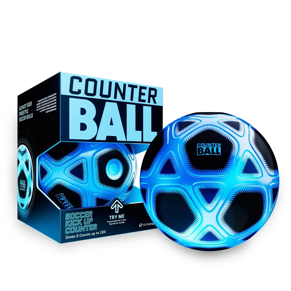 Strikesphere Soccer Counter Ball Toy Set - 8 Inch
