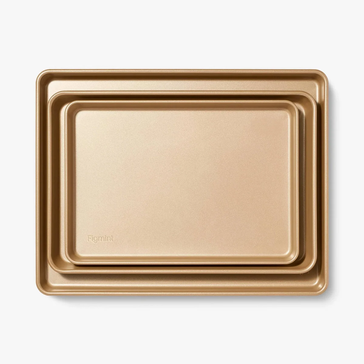 Figmint Nonstick Baking Sheet Set - Gold