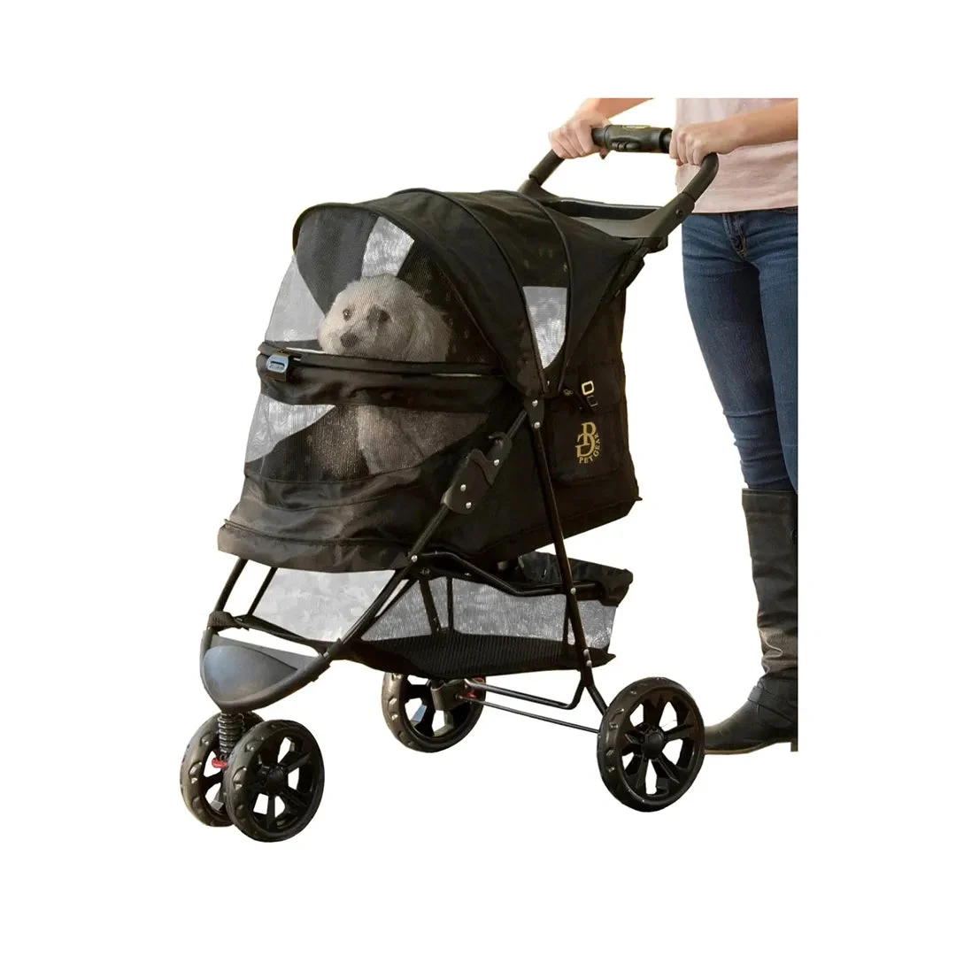 Pet Gear No-Zip Special Edition 3 Wheel Pet Stroller for Cats/Dogs