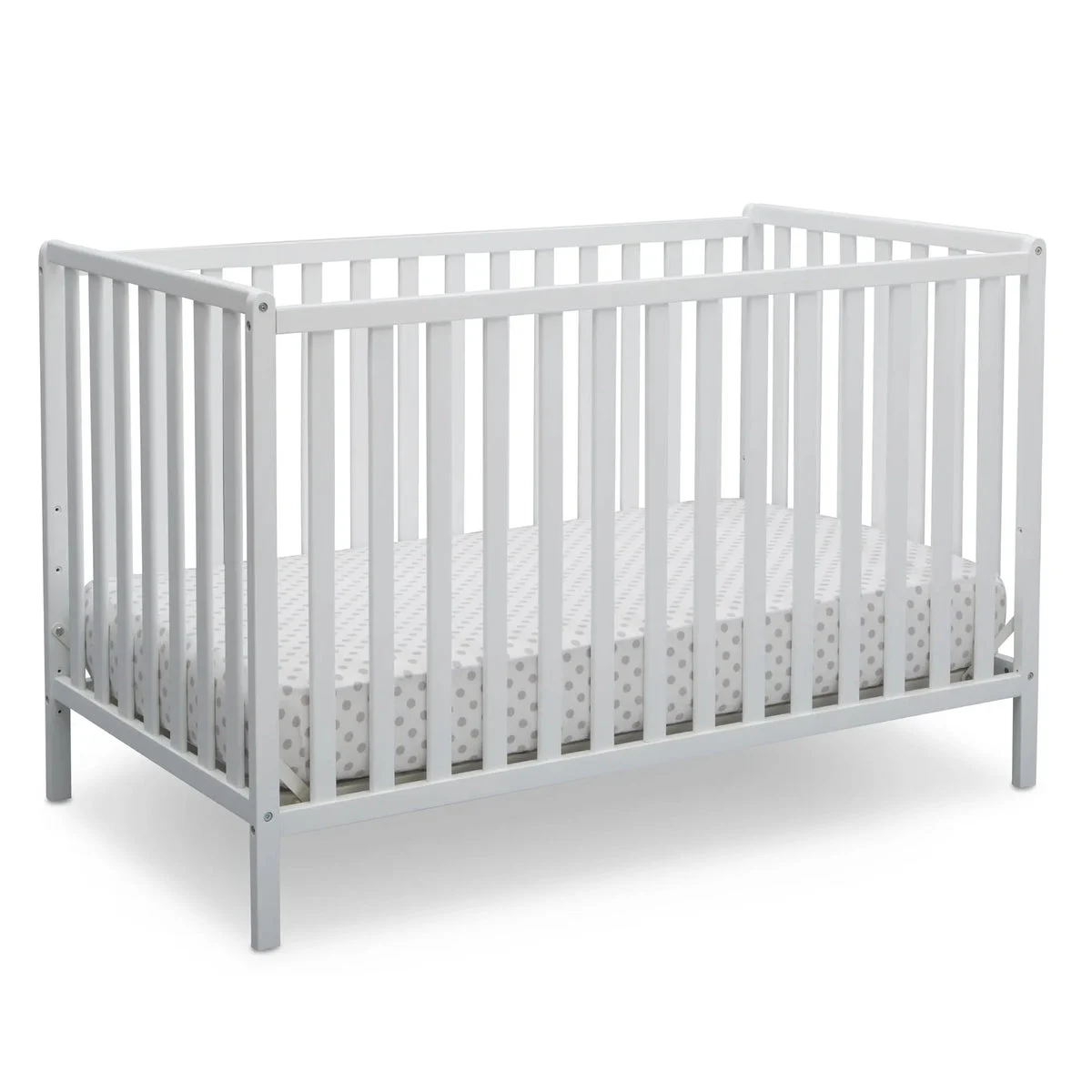 Delta Children Heartland White 4-in-1 Convertible Crib - Bianca White