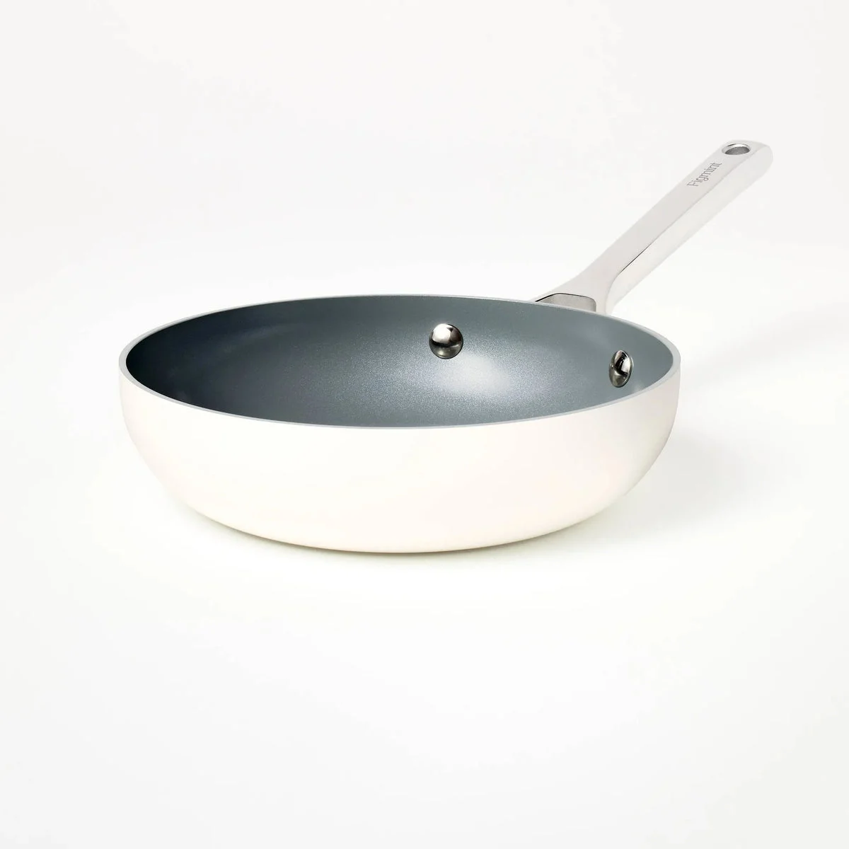 Figmint 8-Inch Ceramic Nonstick Frypan - Cream