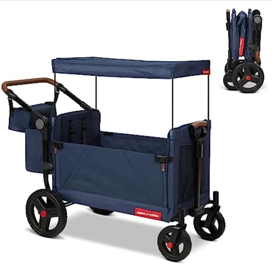 Radio Flyer Kid and Cargo Stroller Wagon - Blue