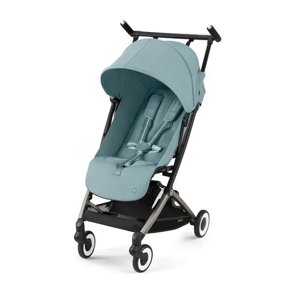 Cybex Libelle 2 Stroller - Taupe Frame with Stormy Blue Seat