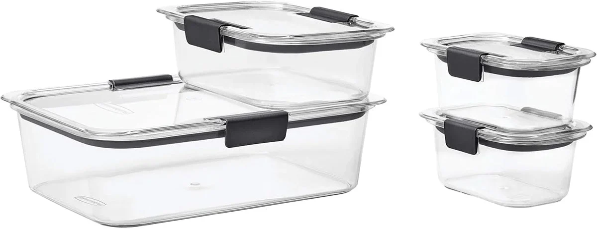 Rubbermaid 8-Piece Clear Storage Containers Set