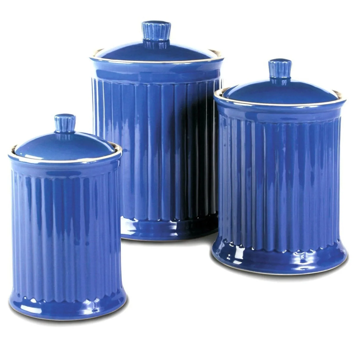 Omniware 3-Piece Canister Set - Simply Blue