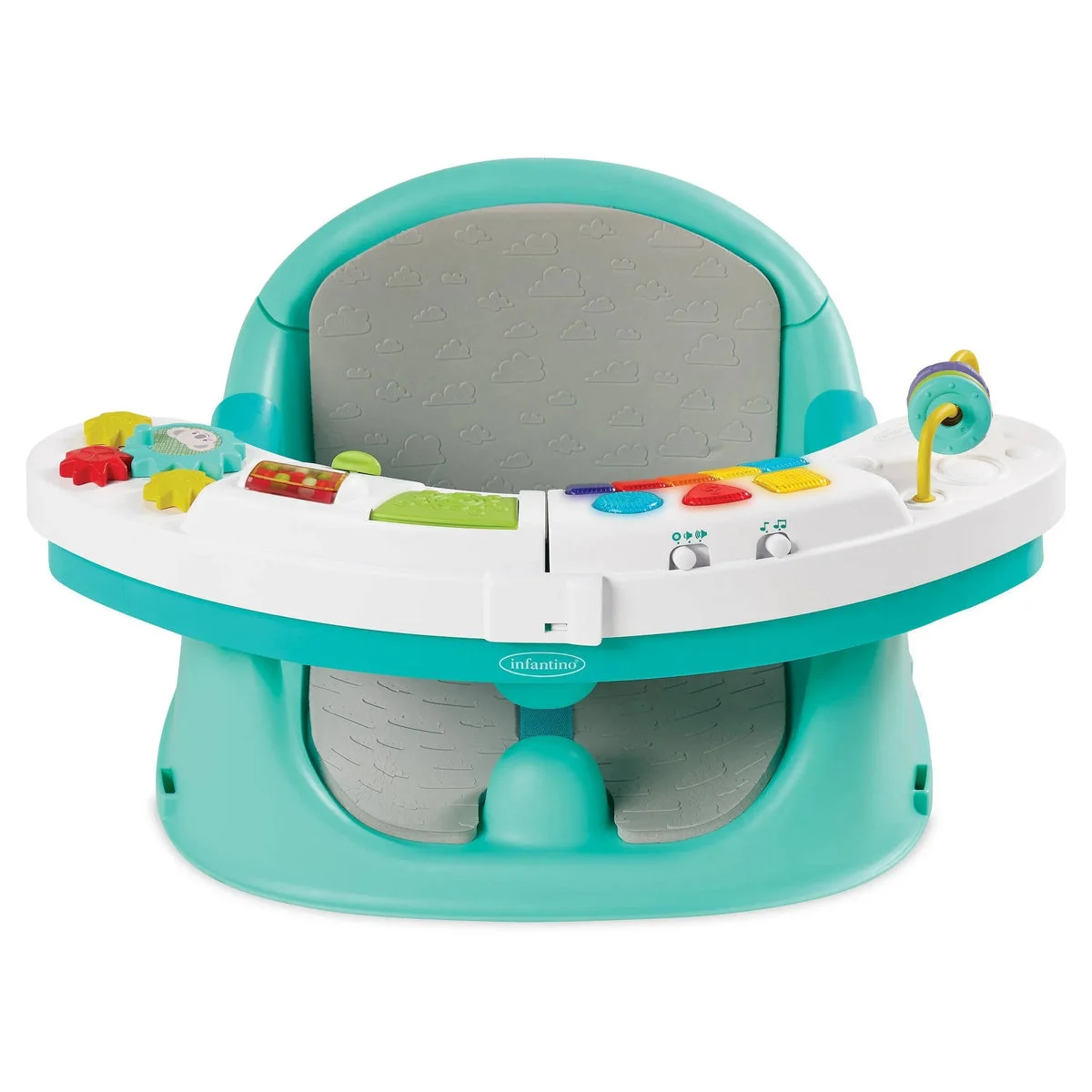 Infantino Music & Lights 3-in-1 Discovery Seat & Booster- Teal