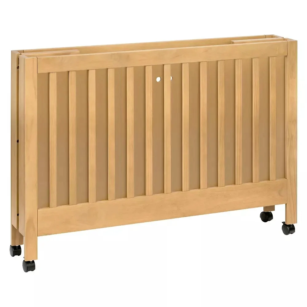 Babyletto Maki Full-Size Folding Crib - Honey