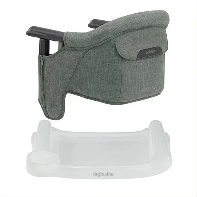 Inglesina Fast Table Chair & Tray - Pine Green Melange