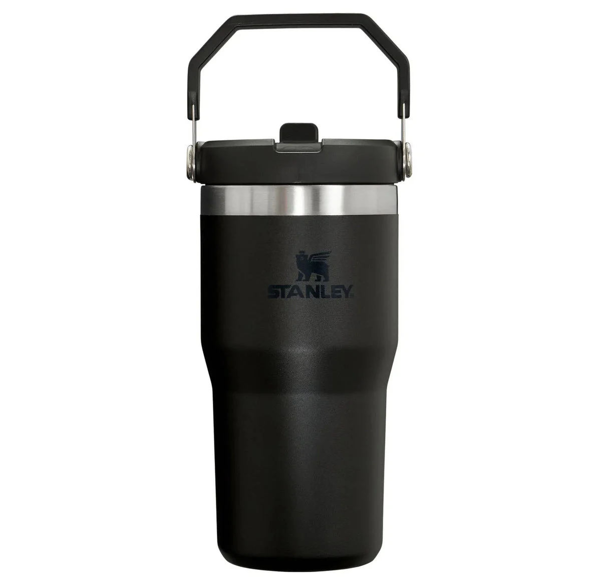 Stanley 20 oz Stainless Steel Ice Flow Flip Straw Tumbler - Black