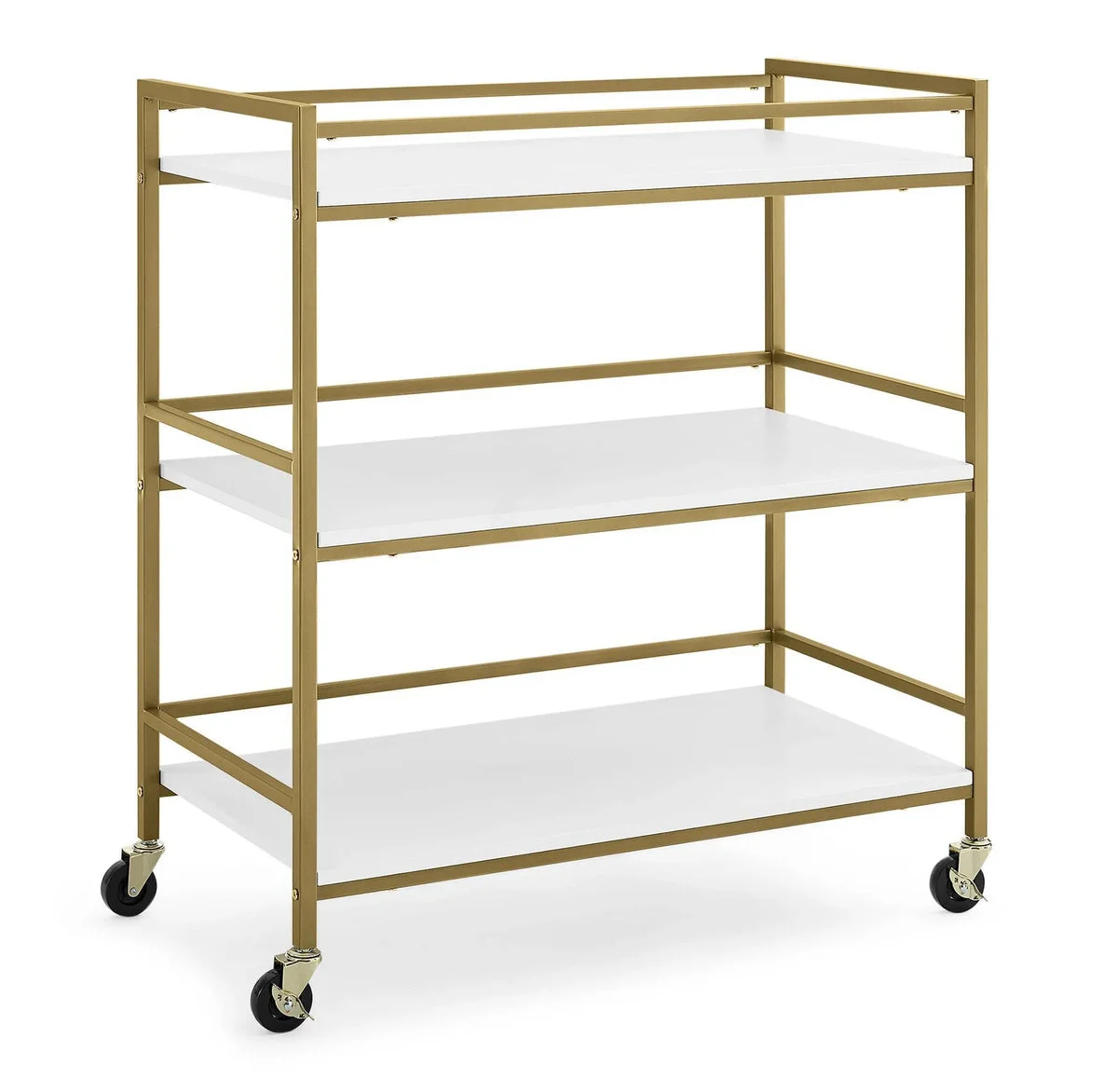 Delta Children Jade Changing Table - White Melamine/Melted Bronze