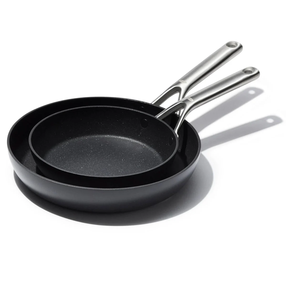 OXO Ceramic Non-Stick Frypan Set - Gray