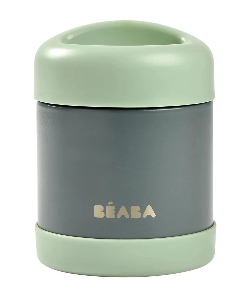 Béaba Stainless Steel Insulated Food Jar - Sage