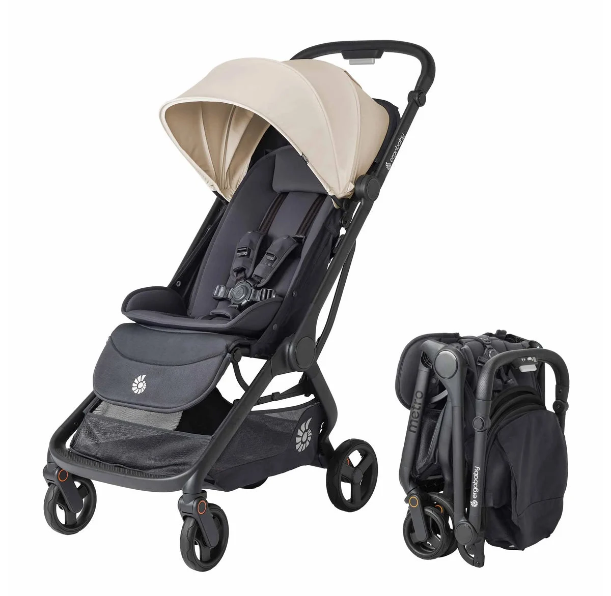 Ergobaby Metro3 All-in-One Compact Stroller (Natural Beige)