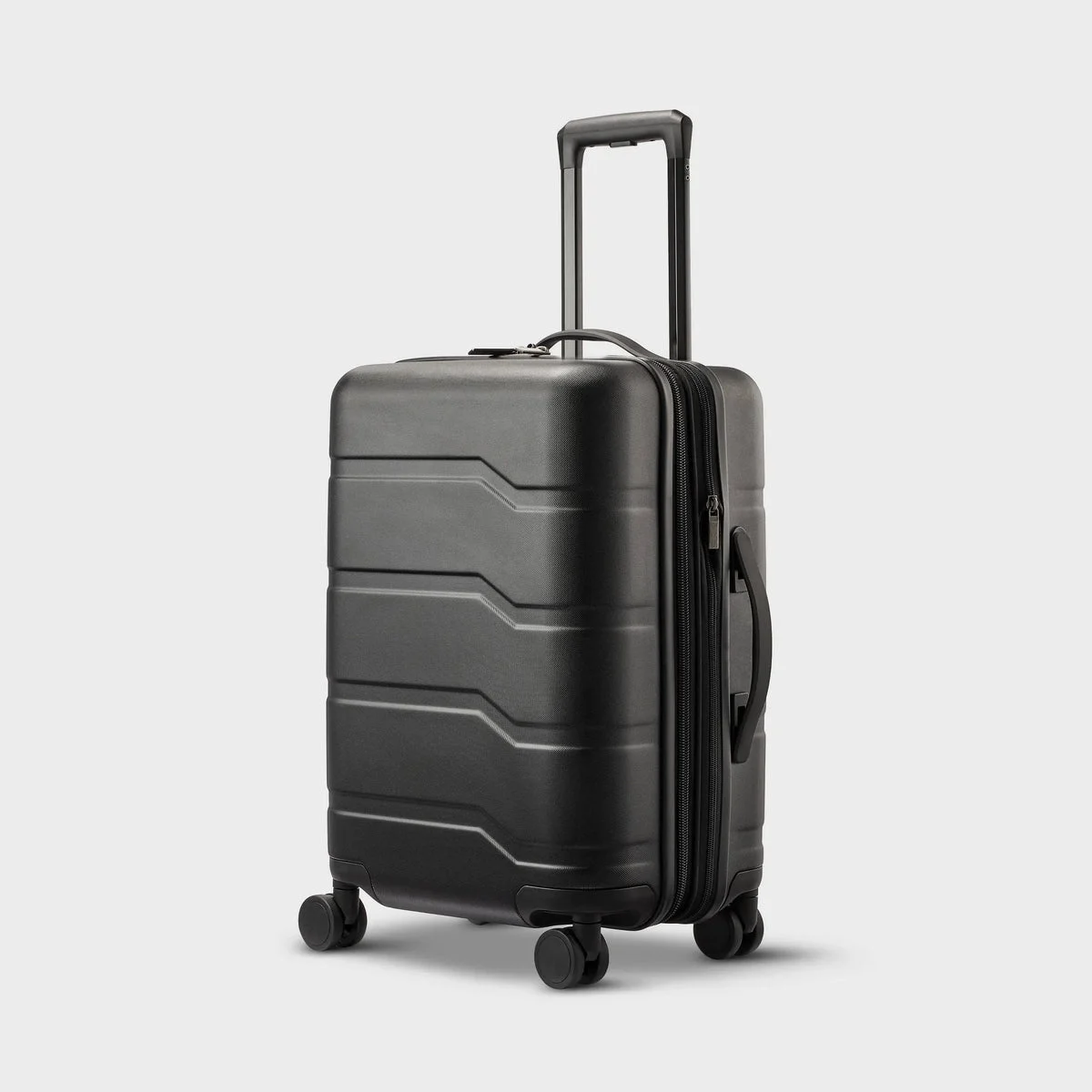 Open Story Hardside Carry-On Spinner Suitcase - Black