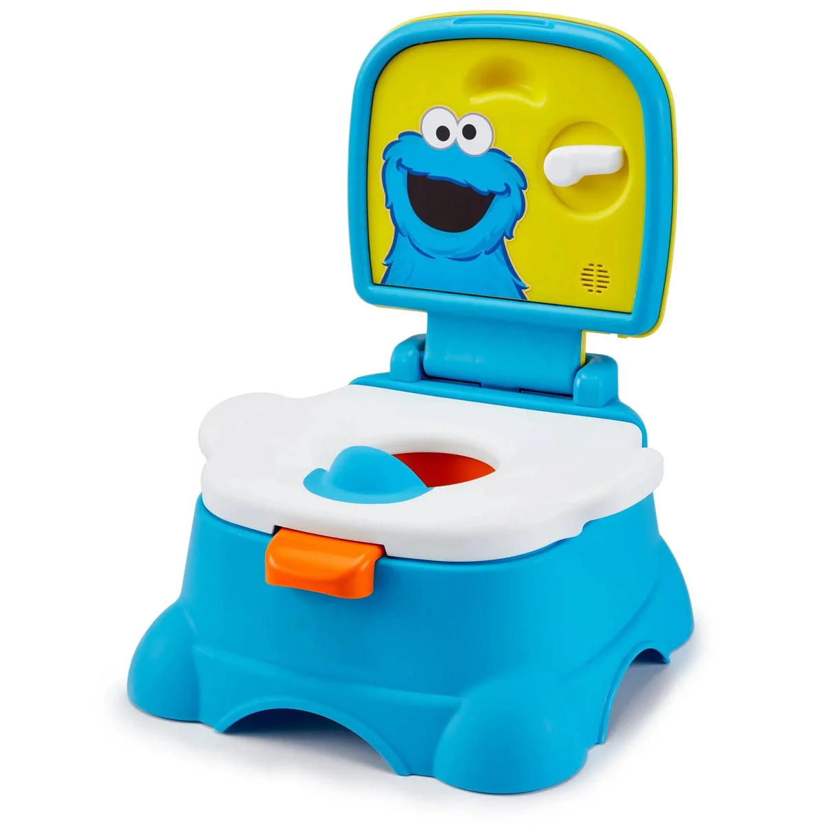 Sesame Street 3-in-1 Potty Chair, Step Stool and Toilet Training Seat - Cookie Monster