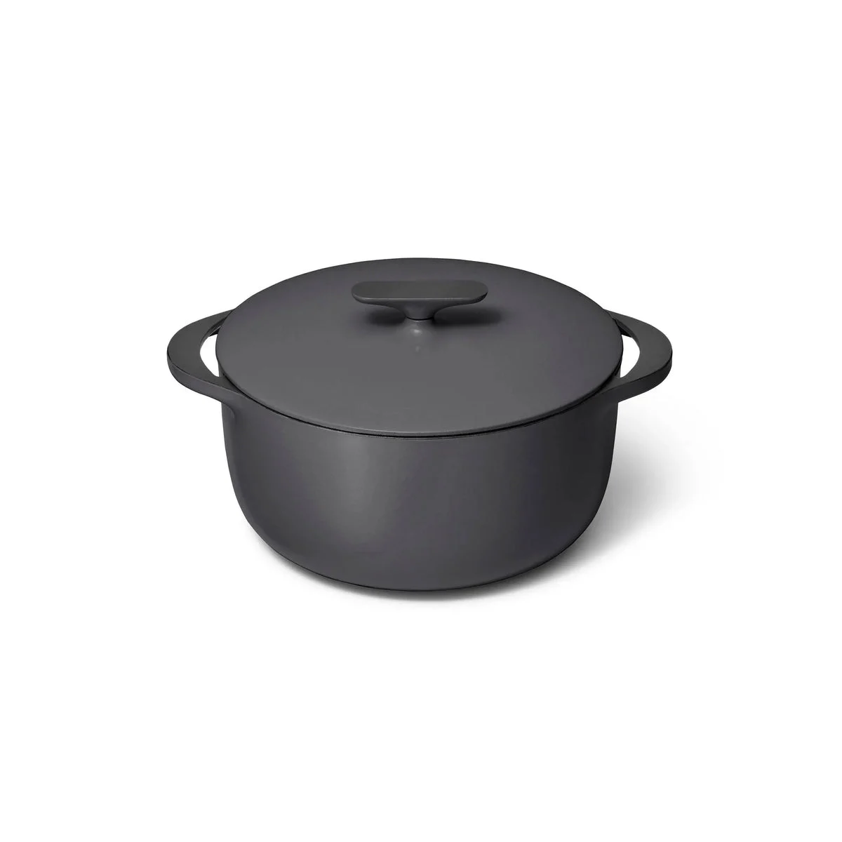 Caraway 6.5 qt Enameled Cast Iron Dutch Oven with Lid - Charcoal