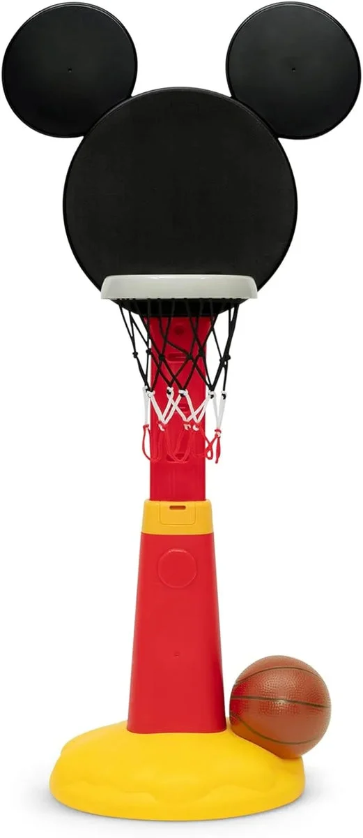 Delta Children Mickey Mouse Basketball Set - Plastic Hoop and Ball
