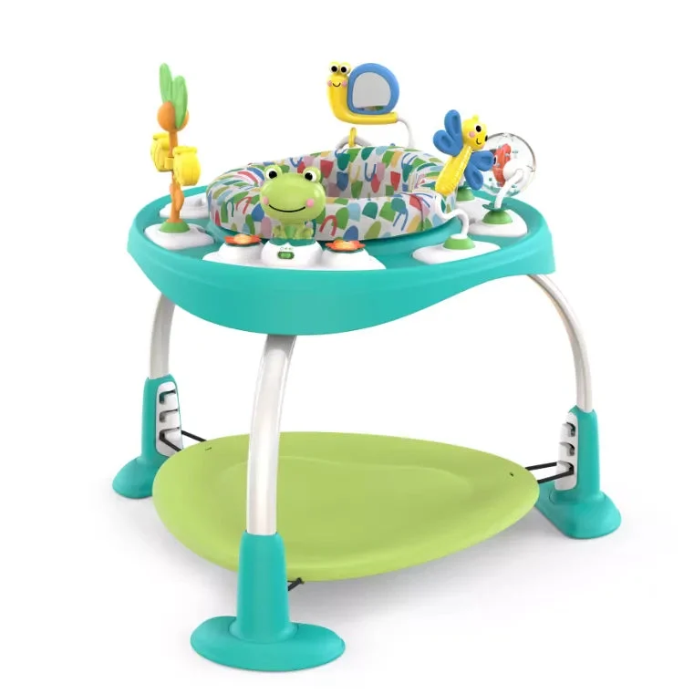 Bright Starts Bounce Bounce Baby 2-in-1 Activity Center Jumper & Table- Playful Pond