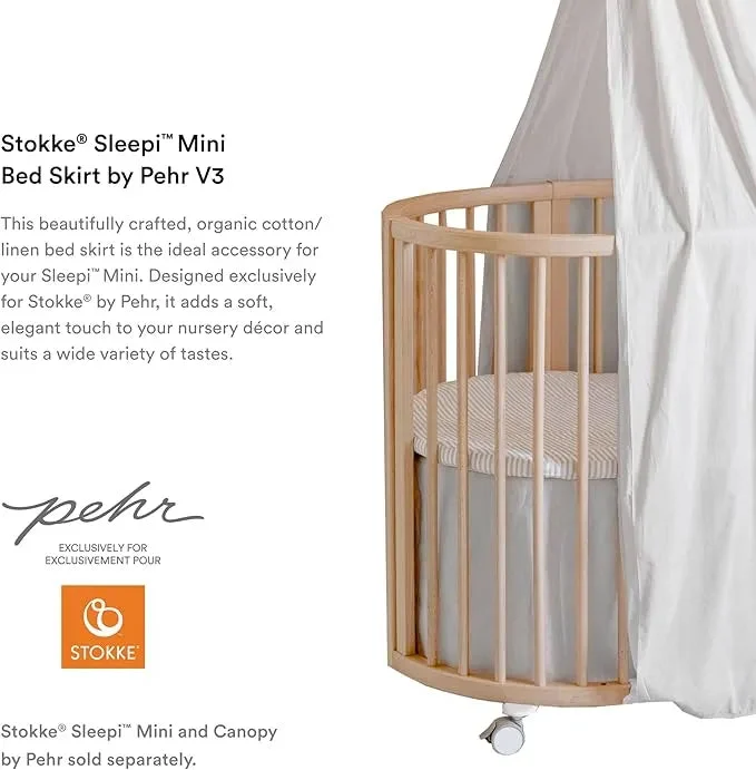Stokke Sleepi V3 Mini Bed Skirt Pehr