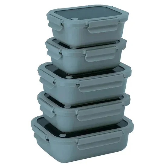 Safdie 10-piece Ceramic Food Storage Set - Blue